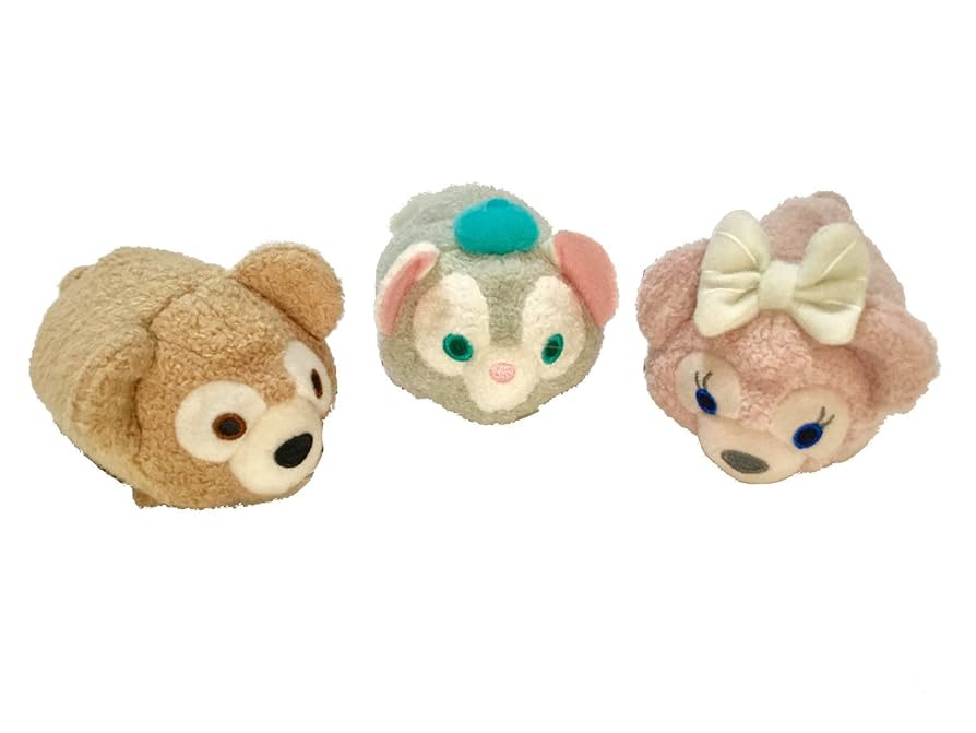 ディズニー　グッズセット　ダッフィー　ジェラトーニ　シェリーメイ　アナ　ツムツム Amazon.co.jp: ツムツム 3個セット Sサイズ ダッフィー